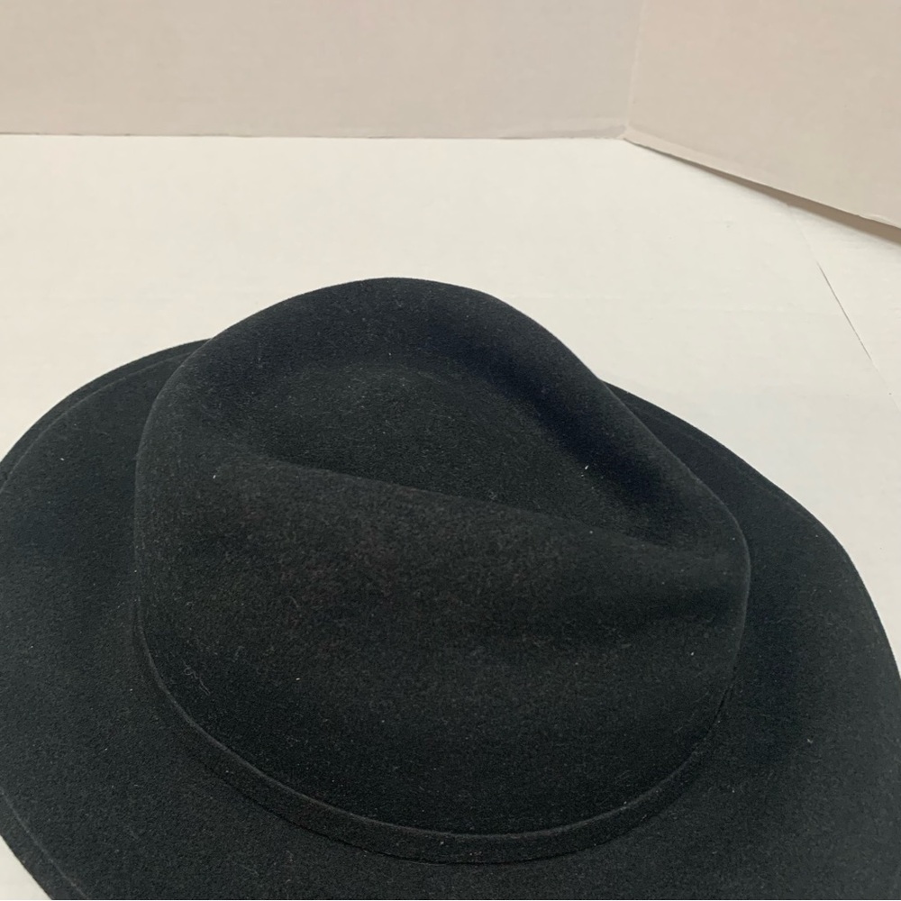 Vintage Borsalino Grand Prix Paris 1900 Black Men’s 7.5 Hat - Picture 4 of 7